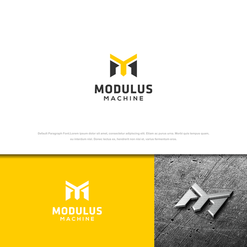 Machine Shop logo that communicates Quality, Dependability, Excellence, Seriousness Design by nazh