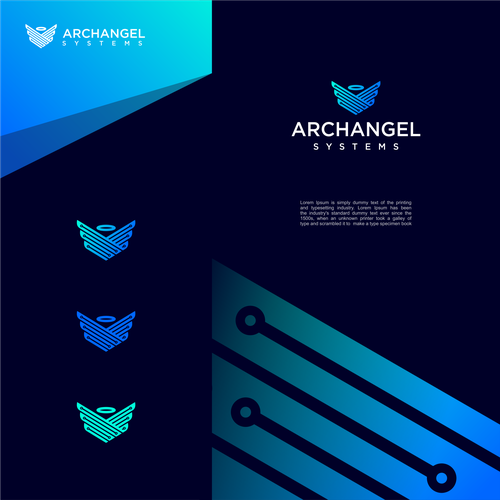Archangel Systems Software Logo Quest Design by Kunai.