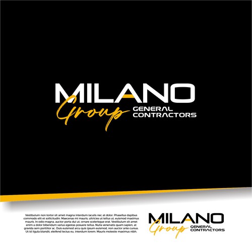 Milano Group logo refresh/modification Design by AdiGun