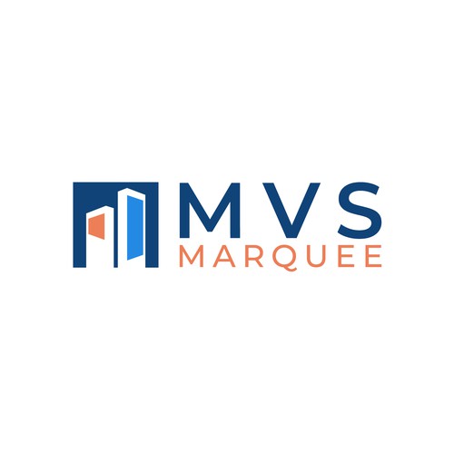MVS Marquee digital signage logo Design by Fierda Designs