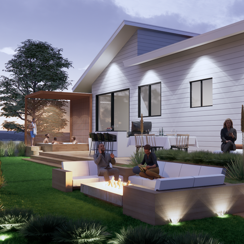 Designs | 3D Parkside backyard transformation | 3D contest
