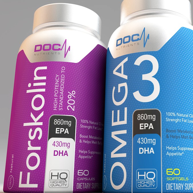 Cool Modern & Medical Brand for Vitamin Supplement Company by Doctors