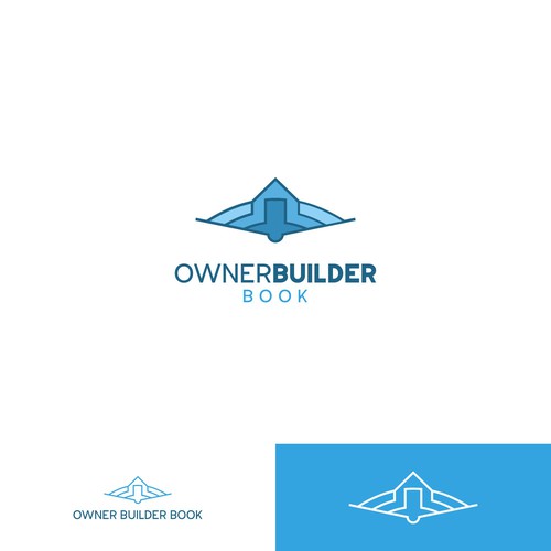 The New Owner Builder Book Logo Design by nuke.art