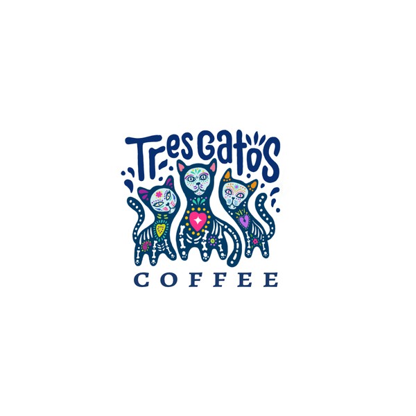 Tres Gatos Coffee Logo