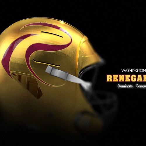 Community Contest: Rebrand the Washington Redskins  Design by DiegoGoi