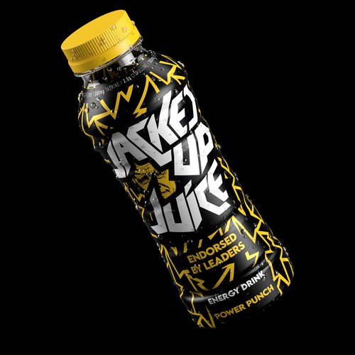 Jacked Up Juice Energy Drink Design by natalino