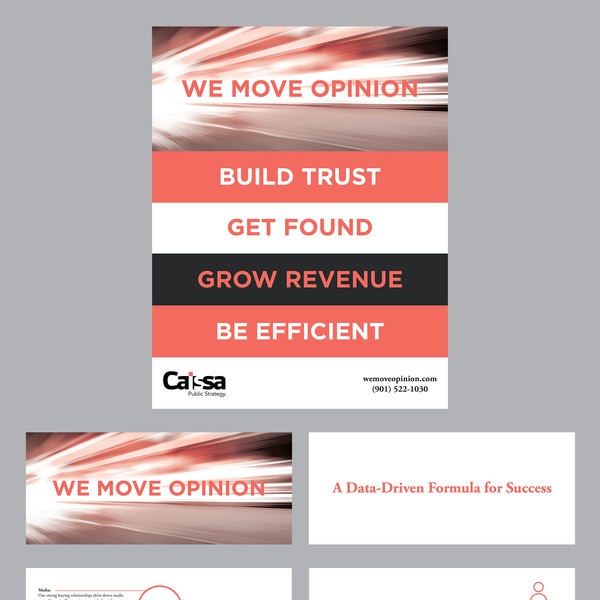 Multiple-Page Brochure with Die-Cut