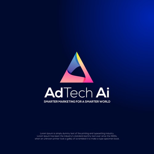 *New* AdTech.AI (or AdTech AI) : Advertising SAAS Company !need an identity! Design by knight brands™