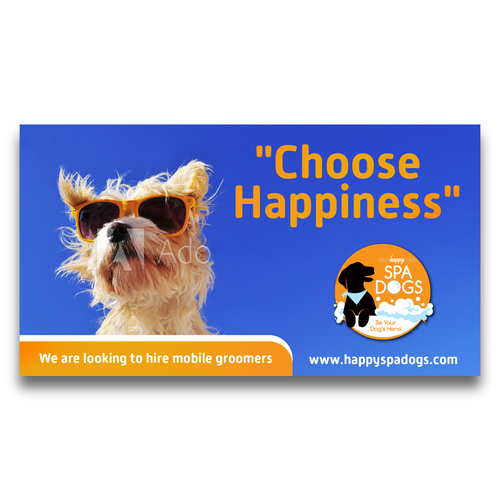 Choose Happiness Banner Design Design by Armando costa