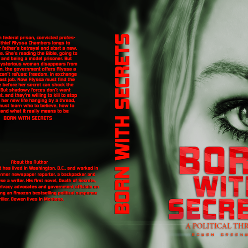 Book cover for a political thriller with Christian themes Design by INFINITY Design™