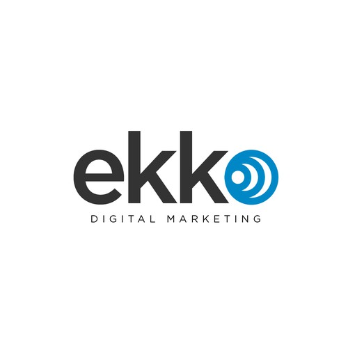 SIMPLE LOGO - ekko Letters then dm after Design by sam_kalye