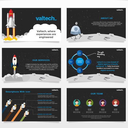 Power point template for 2 themes | PowerPoint template contest