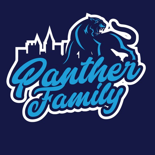 Basketball Logo for Team 'Panther Family' - Your Winning Logo Featured on Major Sports Network Design réalisé par JDRA Design