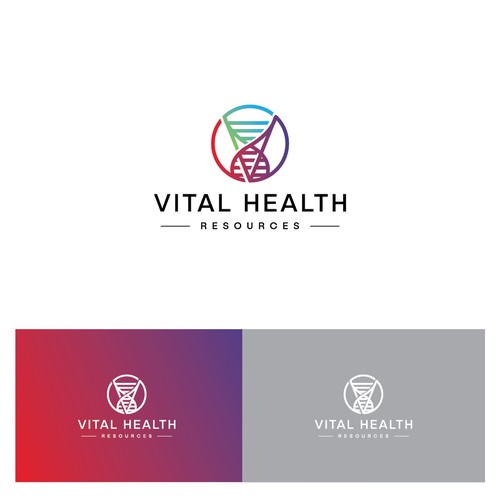 Vital Health Resources Logo Design by smitadesign