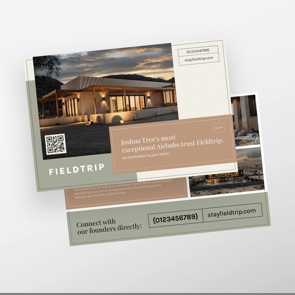 Postcard for airbnb / short term rental management