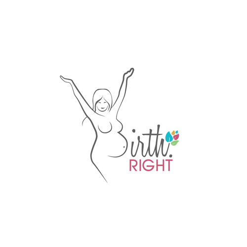 Create an awesome, noticeable and approachable logo for birth.right Design by Mihaela♡