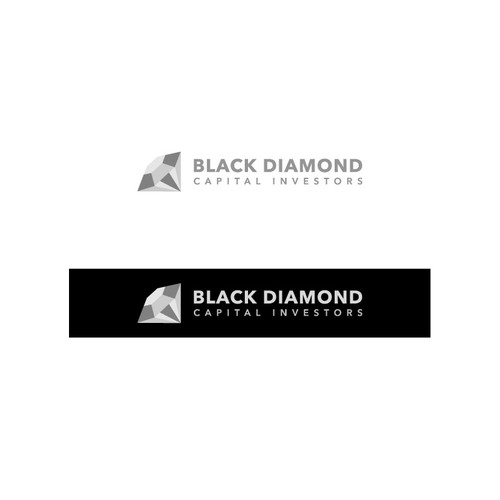 Design a sleek logo for Black Diamond, a company founded by Harvard