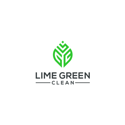 Lime Green Clean Logo and Branding Diseño de Mbak Ranti
