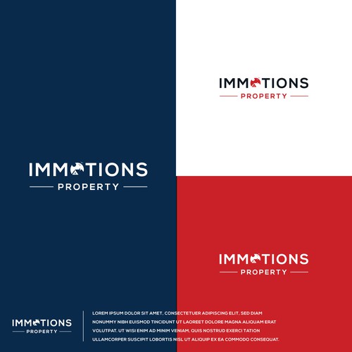 Logo IMMOTIONS PROPERTY Design by creativziner