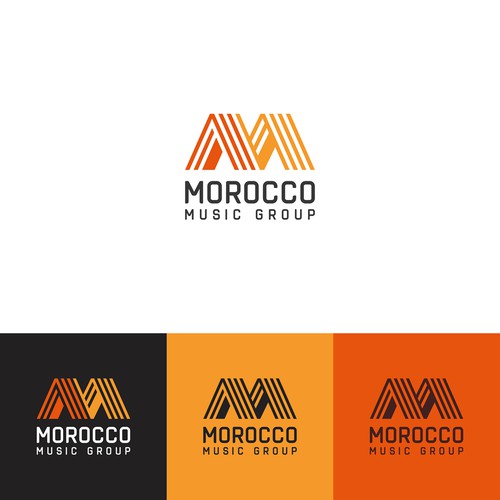 Create an Eyecatching Geometric Logo for Morocco Music Group Diseño de ᵖⁱᵃˢᶜᵘʳᵒ