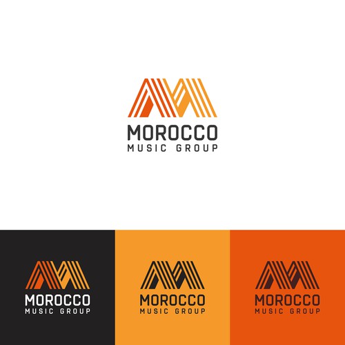 Create an Eyecatching Geometric Logo for Morocco Music Group Design by ᵖⁱᵃˢᶜᵘʳᵒ