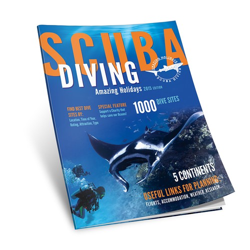 eMagazine/eBook (Scuba Diving Holidays) Cover Design Diseño de pop ● design