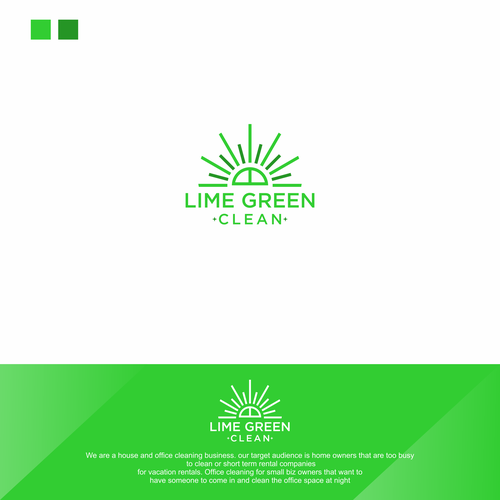 Lime Green Clean Logo and Branding Réalisé par :: obese ::