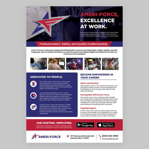Ameri-Force electronic brochure Design by D Better Design