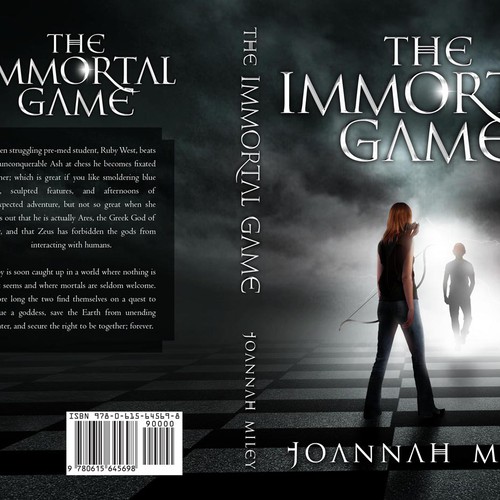 Unique book cover for suspenseful paranormal-romance novel! Design by PINTADO