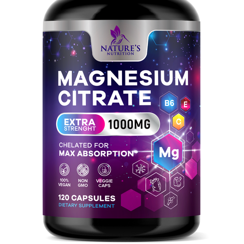 Premium Magnesium Citrate Design needed for Nature's Nutrition Design by TUNSAY