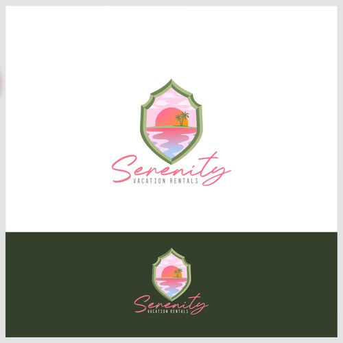 New Vacation home rentals logo for our Airbnb! Design by namanama