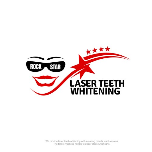 Design di LOGO - Rock Star Laser Teeth Whitening di Zona Tiga