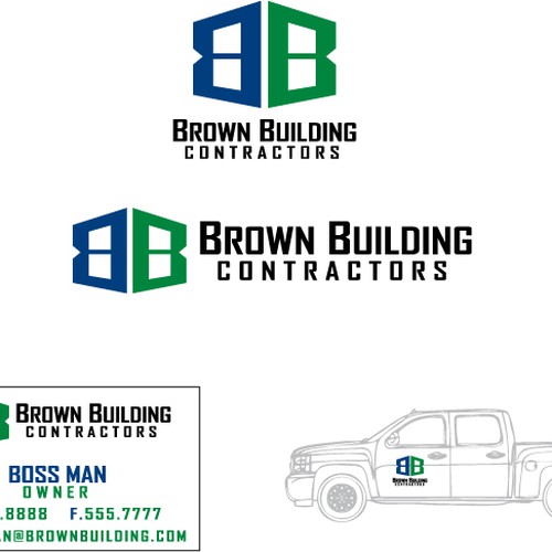 logo for Brown Building Contractors Logo design contest