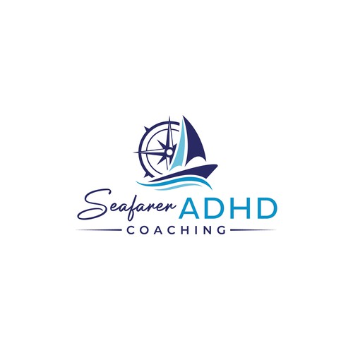 Abstract sailboat logo to evoke navigation and adventure Design by souart