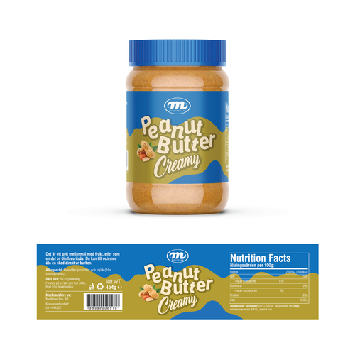 We need a Peanut Butter label that stand out. Design by Rumon79
