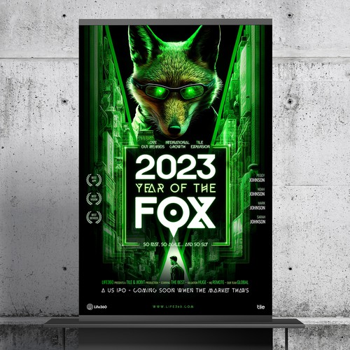 Design di Life360 2023 Year of the Fox Poster di roppix