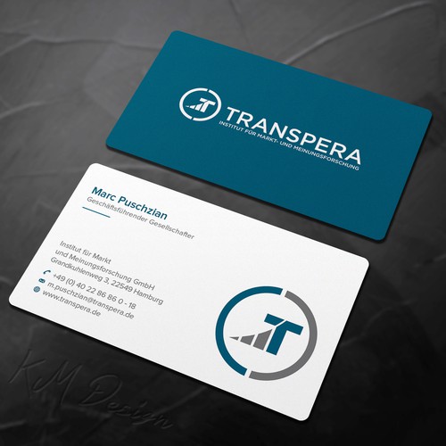 Proposta di design per un contest della categoria Biglietto da visita realizzata da KM D-e-s-i-g-n