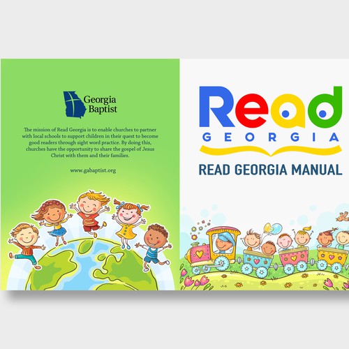 A book cover to inspire volunteers reading to children! Design by tumpa mistry