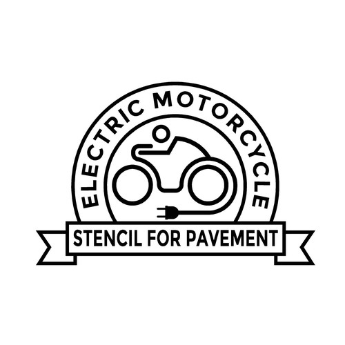 Stencil Design for Electric Motorcycle Charging Location Design by WLD83