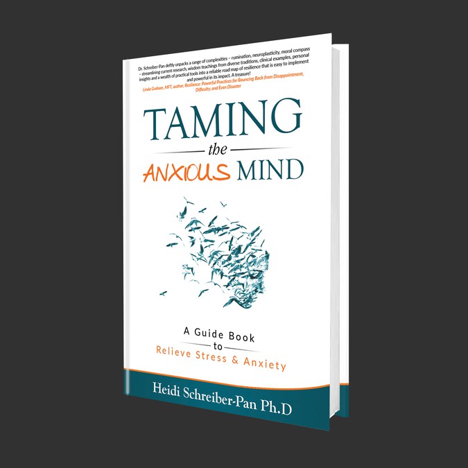 Visually Engaging Book Cover For Self Help Guide On Anxiety - 