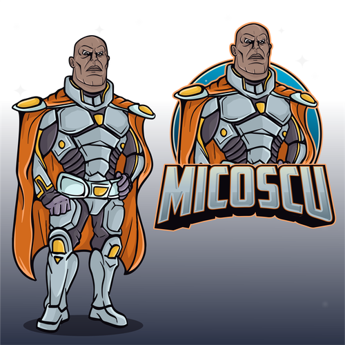 Design a commander character for our browser-based game Design by Runfitri