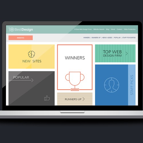 Web design community and website awards solos publications by Tag