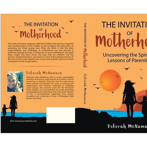 Create An Artsy Spiritual Book Cover For The Invitation Of Motherhood Wettbewerb In Der Kategorie Buchcover 99designs 99designs