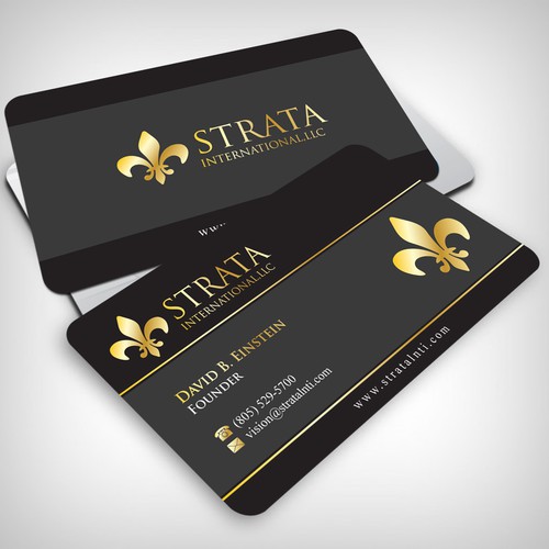 1st Project - Strata International, LLC - New Business Card Réalisé par Umair Baloch