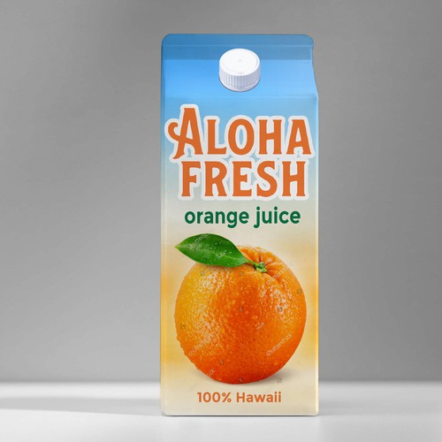 ALOHA FRESH JUICE & TEA Design by neoflexdesign