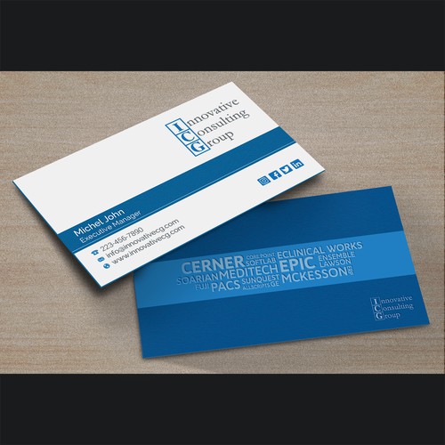ICG Business Cards Design by fastdesign86