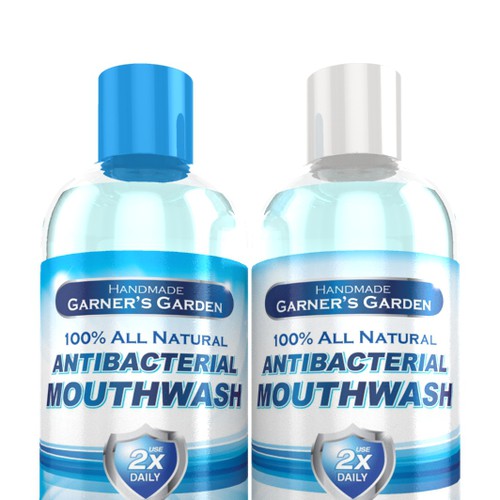 Labels for Natural Oral Care Regimen Mouthwash and Tooth Powder