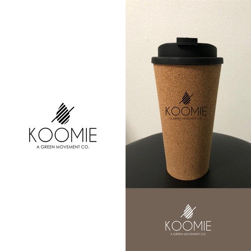 Design a minimalist logo for a eco friendly coffee cup Design by EvStudio