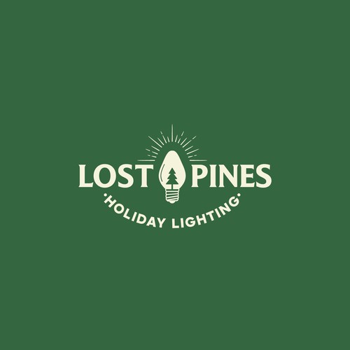 Vintage Christmas Light Installation Business Brand Design Design by y u b l i t z