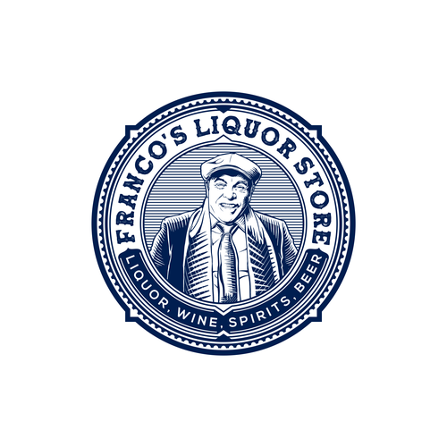 Design di Design Liquor Store logo and brand package di Hadeboga Studio